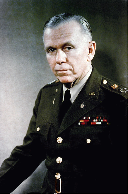 圖二 喬治．馬歇爾George Marshall （來自維基共享資源，公有領域）