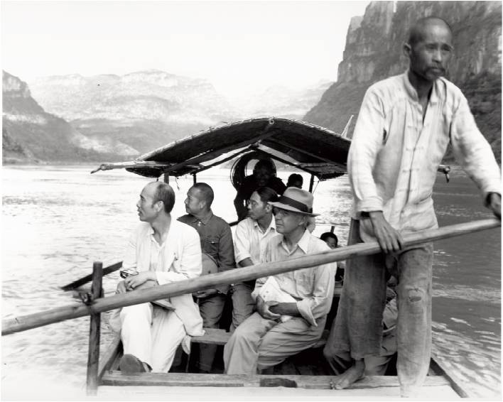 圖二 1944年薩凡奇考察長江三峽。